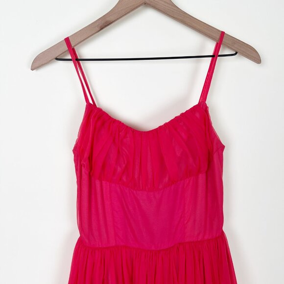 Rare Vintage Handmade Midi Mini Tulle Dress Barbie Ballet Homecoming Prom Dance - Picture 6 of 10